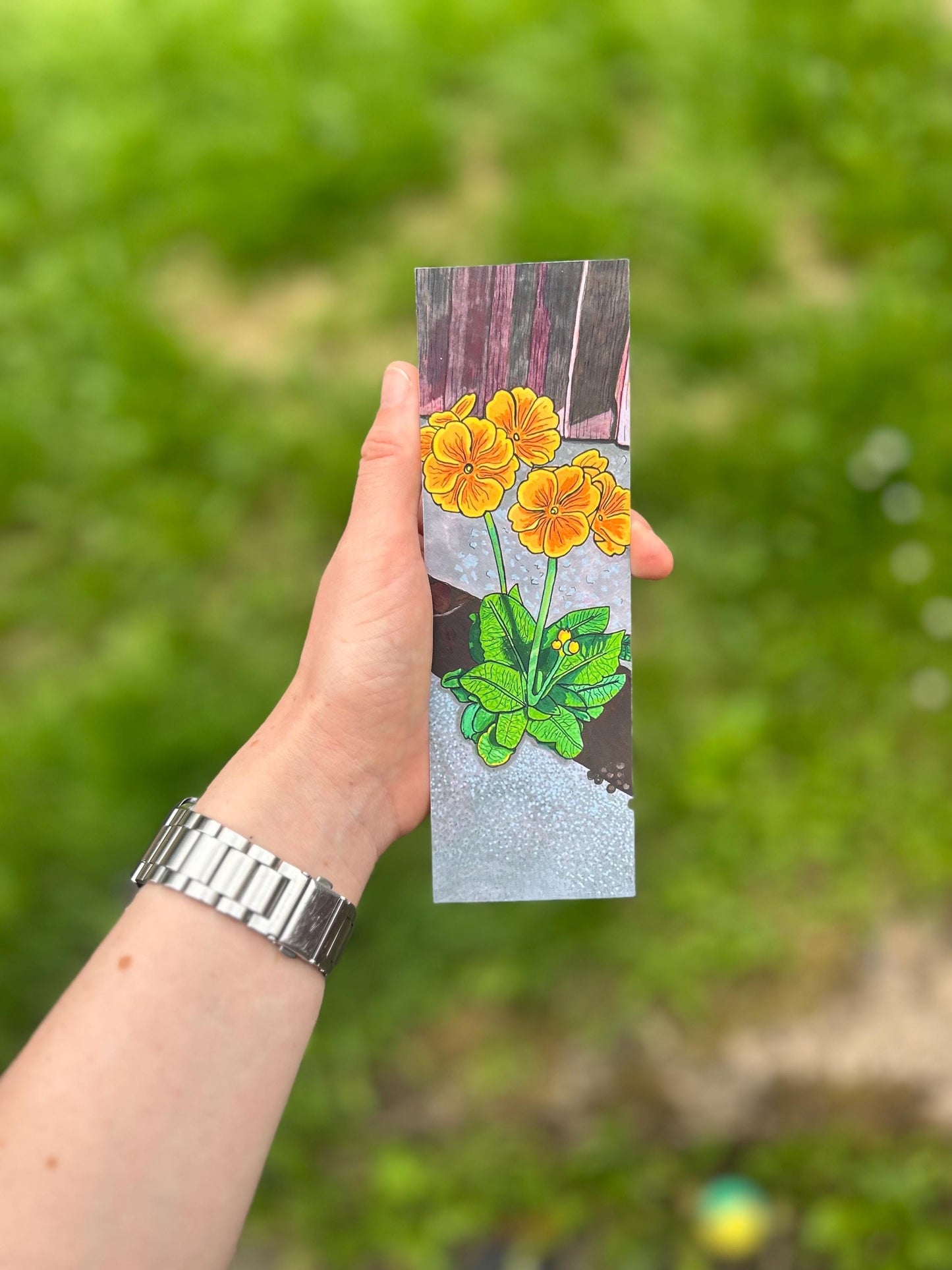 weeds can be beautiful too poem bookmark original art