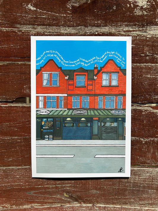chorlton skies original art print